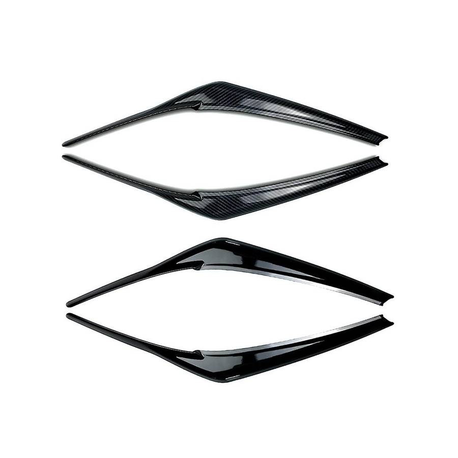 Car Headlight Eyebrow Eye Lid head light lamp Eyelids Cover Stcker Trim for LE XLE SE XSE 2018-2021