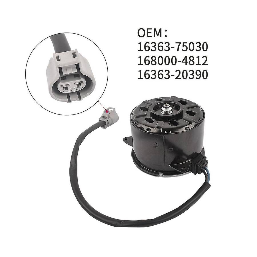 Radiator Cooling Fan Motor for Rx350 Rx450h Hiace Both 16363-75030 168000-4812 16363-20390