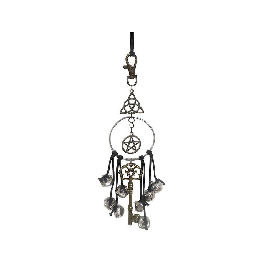 Rattan Wind Chimes Pray Crystal Wind Chimes Witch Protect Door Handle Pendants Family Room Decoratio