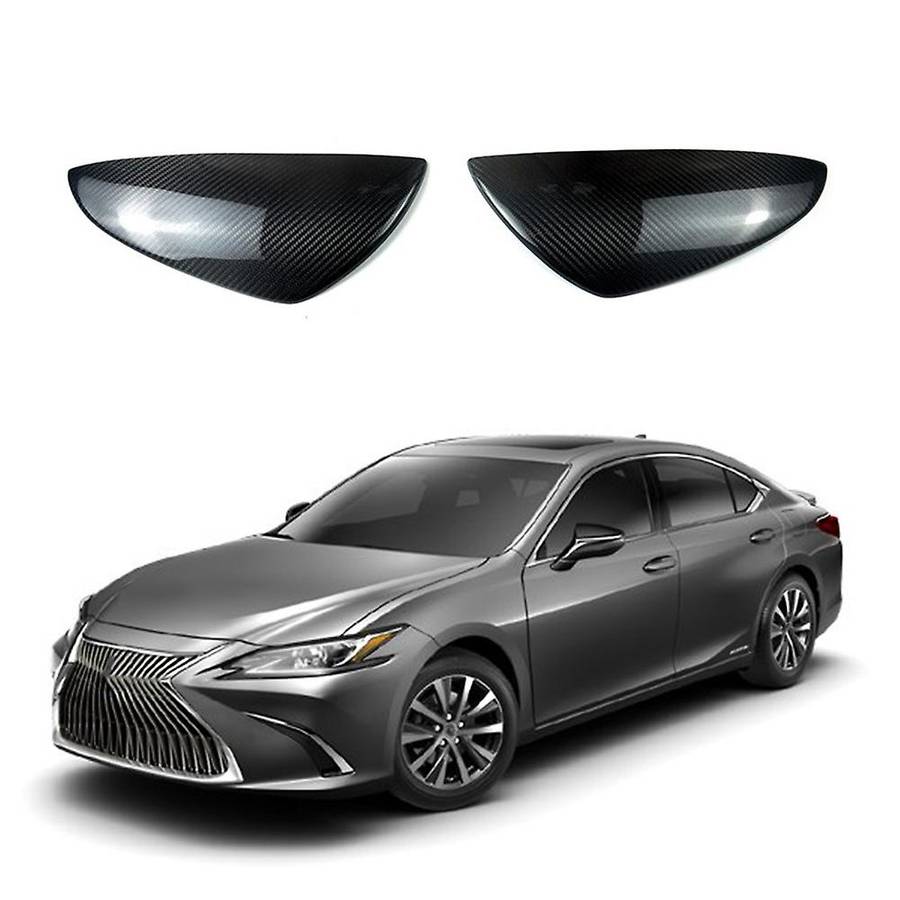Real Carbon Fiber Car Side Rearview Mirror Cover for Es200 Es300 Es300h 300h Is//lc/ux/rc 2019-2022