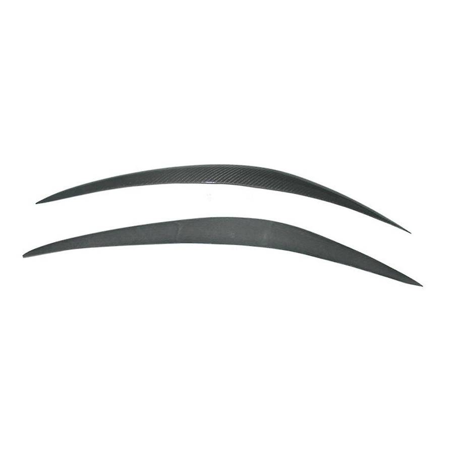 Real Carbon Fiber Eyelids Eyebrows Lids Headlight Trim Cover for Fx35 Fx37 Qx70 Fx50 2009-2013