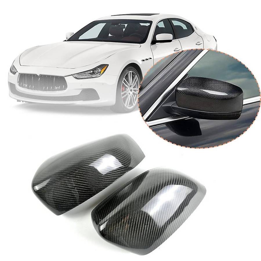 Real Carbon Fiber for 2013-2016 Side Wing Rearview Mirror Cover Cap Car Accessories