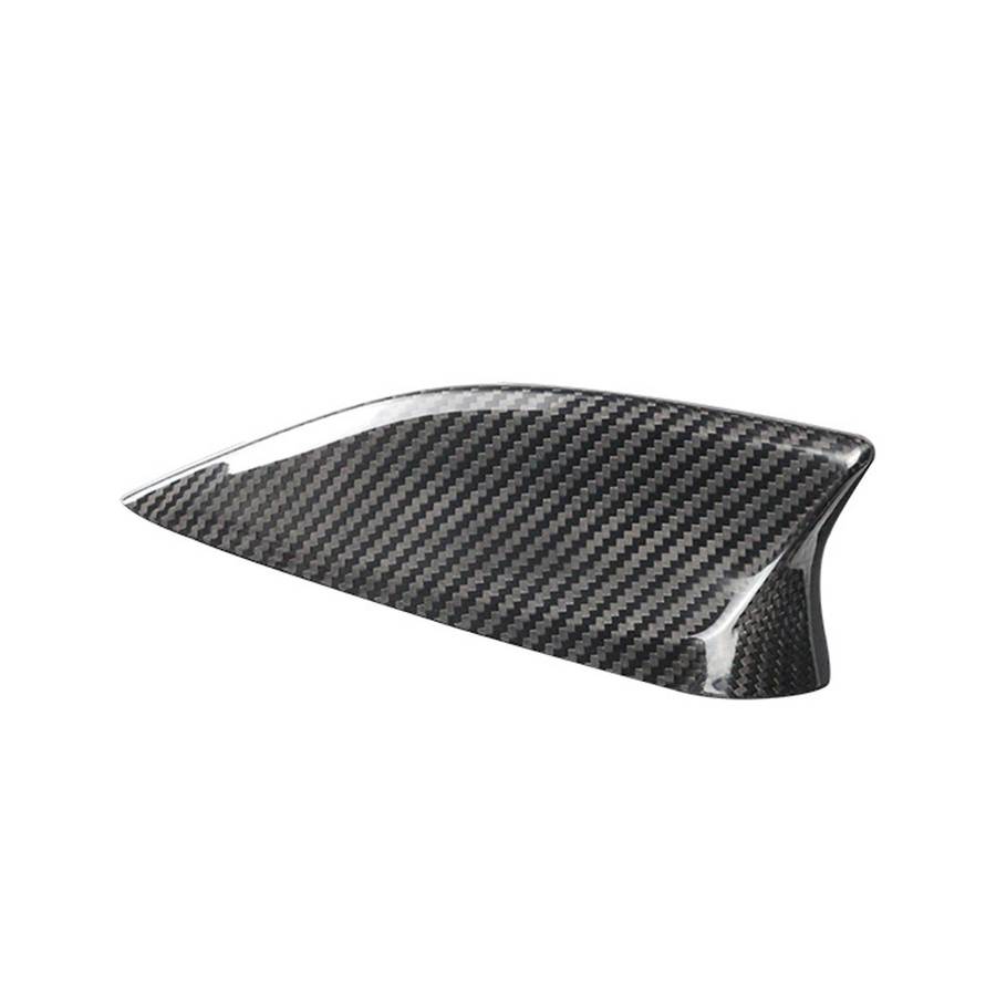 Real Carbon Fiber for 3 Axela -3 -4 -5 -8 Exterior Car Fin Antenna Cover Sticker Trim