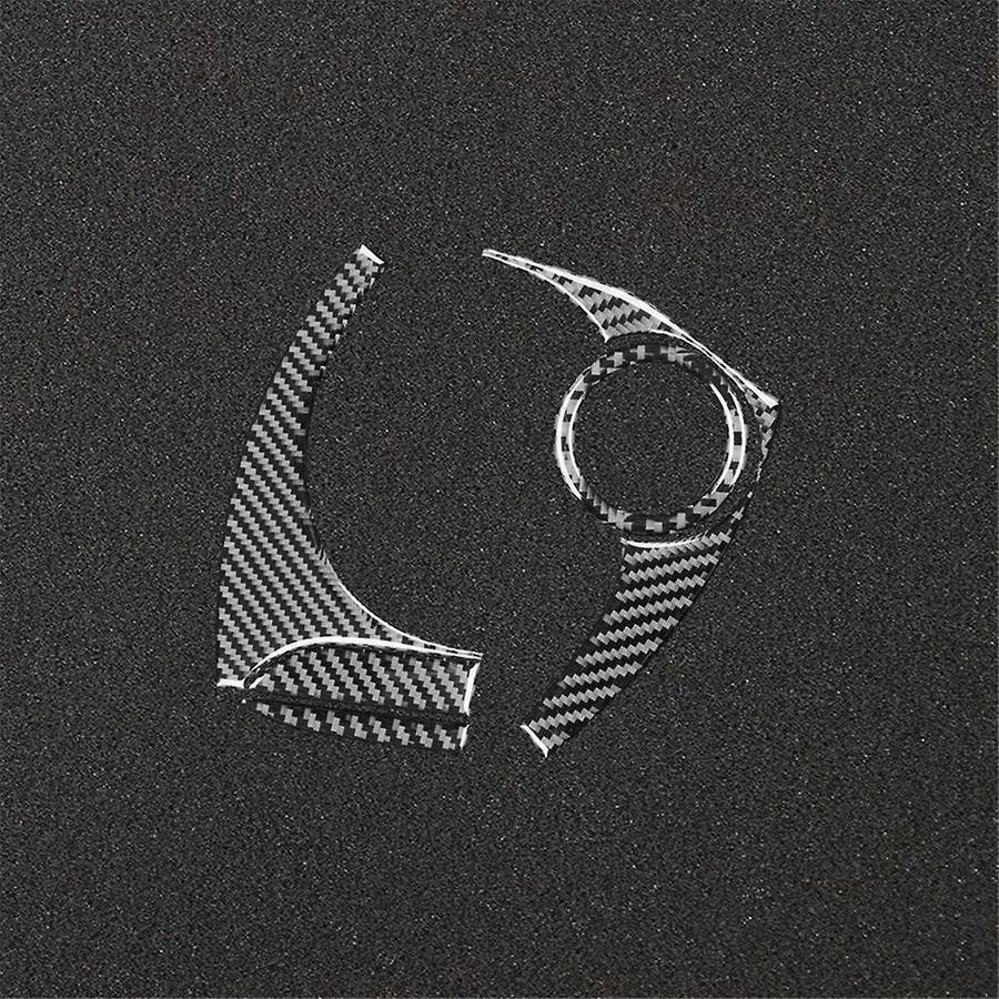 Real Carbon Fiber for CX9 -9 2016-2022 Dashboard Panel Engine Start Stop Button Frame Trim Interior