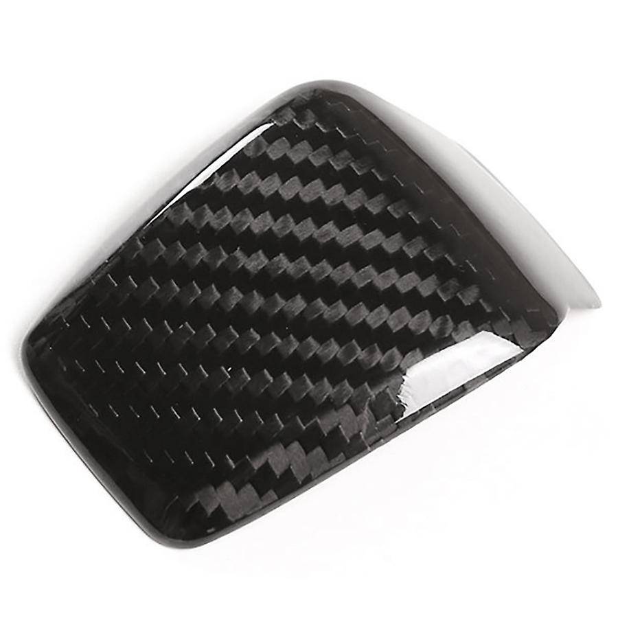 Real Carbon Fiber Steering Wheel Decoration Frame Strip Cover Trim V Frame Base for Giulia Stelvio