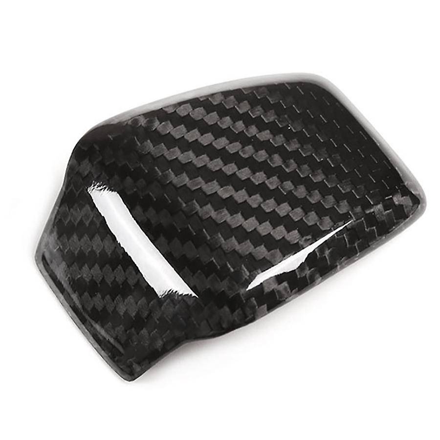 Real Carbon Fiber Steering Wheel Decoration Frame Strip Cover Trim V Frame Base for Giulia Stelvio