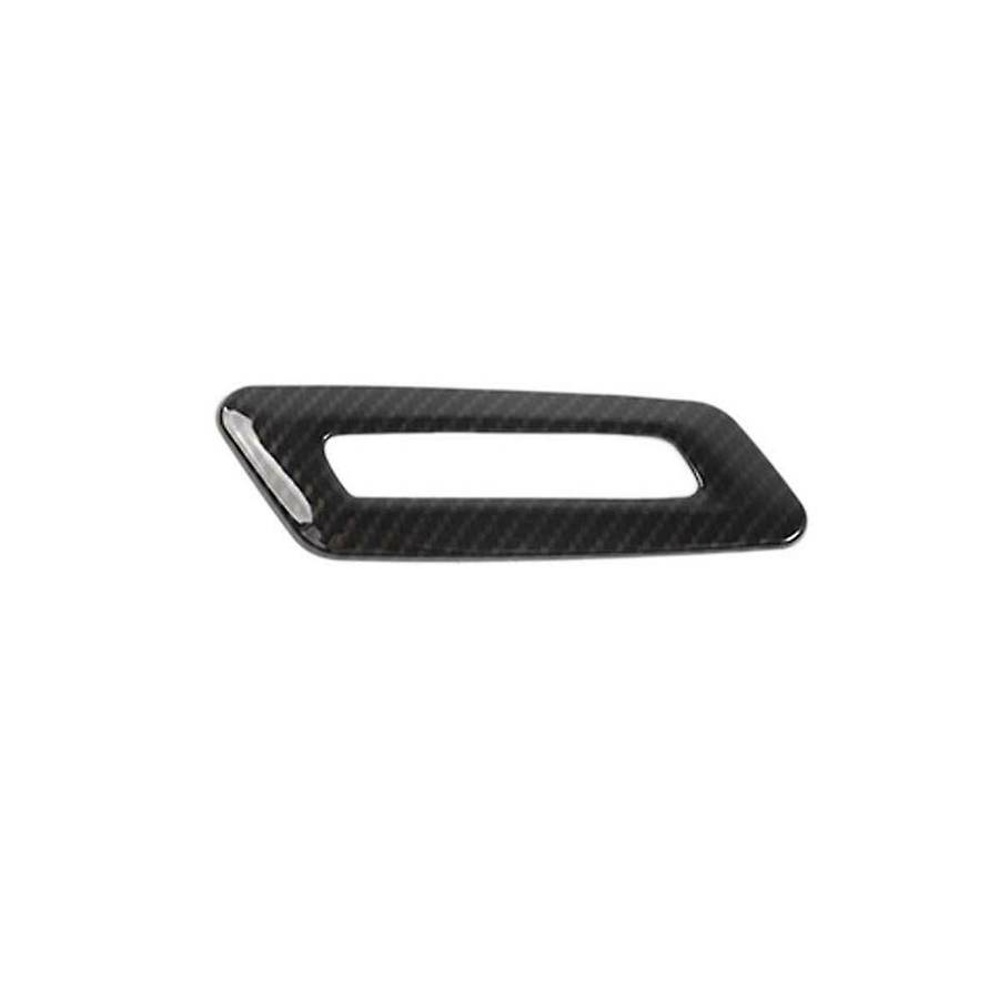 Real Hard Carbon Fiber for 2016-2023 Car Door Front Button Frame Interior Trim Accessories
