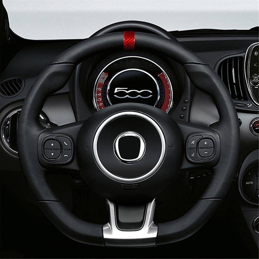 Real Hard Carbon Fiber Sticker for 2020 2021 2022 2023 Car Steering Wheel Ring Cover Trim Accessori