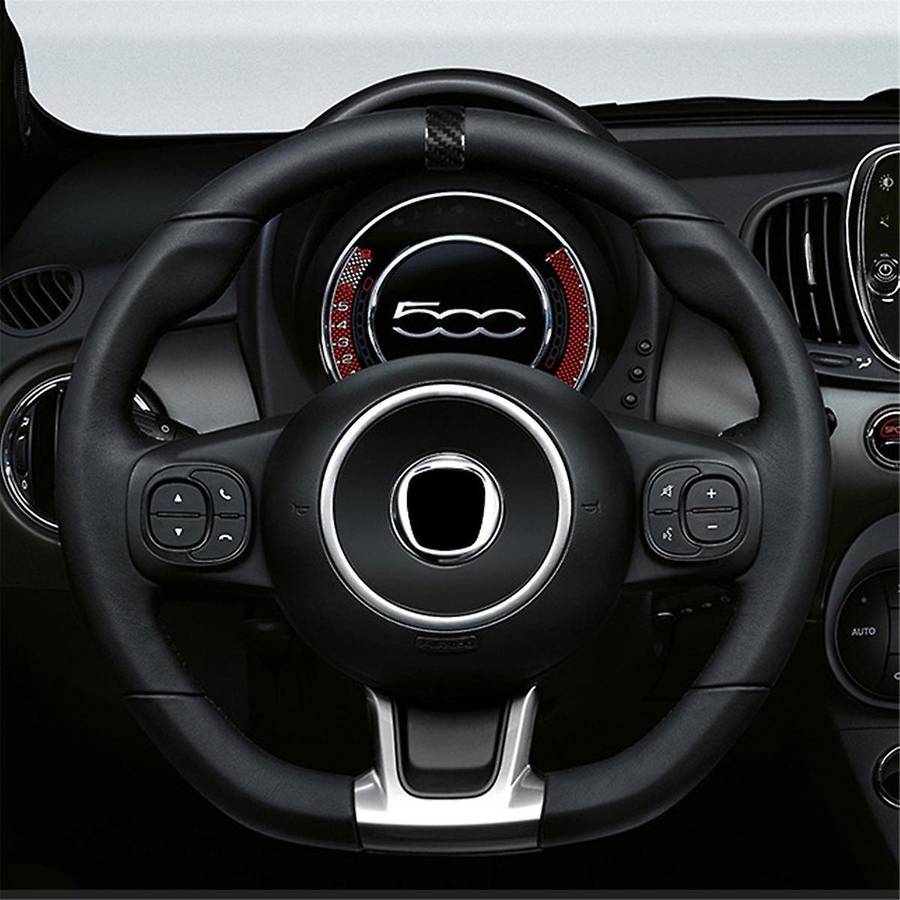 Real Hard Carbon Fiber Sticker for 2020 2021 2022 2023 Car Steering Wheel Ring Cover Trim Accessori