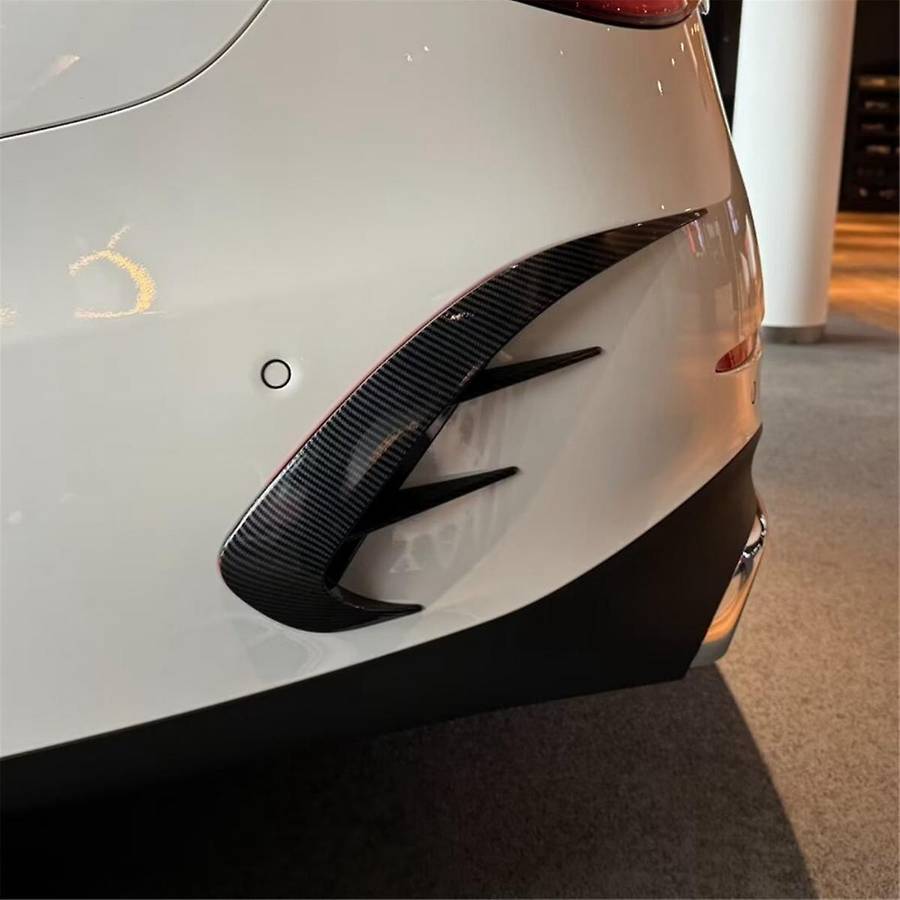 Rear Bumper Spoiler Lower Side Air Vent Frame Cover Trim for E Class W214 2024 Accessories