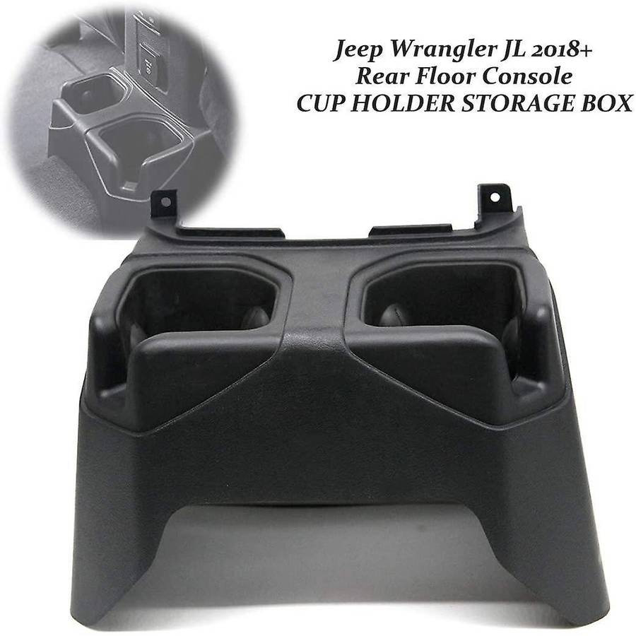 Rear Cup Holder for JL 2018-2021 Floor Console Mounted Drink Holder Storage Box Organizer