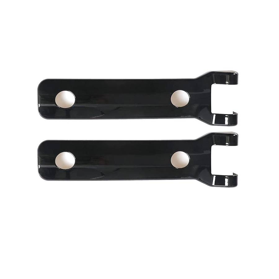 Rear Door Hinge Cover Trim Exterior Accessories for 2021 2022 2023 Accessories (black)