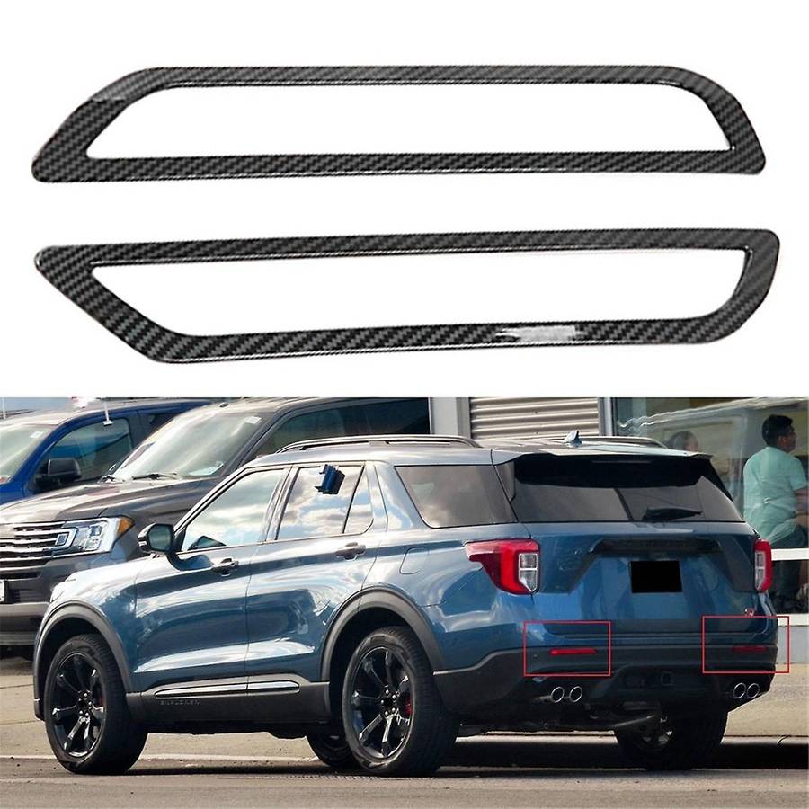 Rear Fog Lamp Cover Tail Lamp Cover Rear Fog Lamp Frame for Explorer