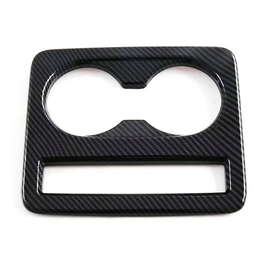 Rear Seat Cup Holder Cover Trim for 2024 2025 Interior Accessories Carbon Fiber