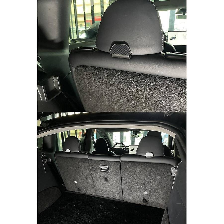 Rear Seat Hook Grocery Bag Hook Seat Hook Interior Accessories Storage Hook for Model Y Matte Black