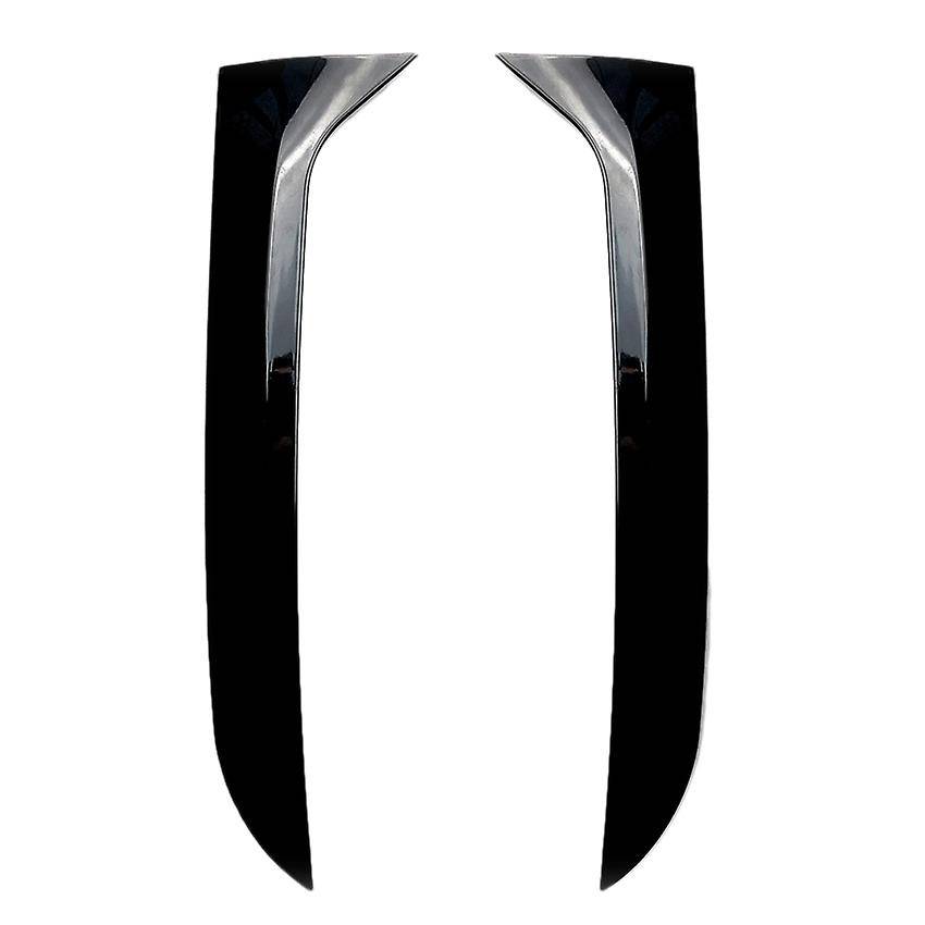 Rear Side Wing Roof Spoiler Stickers Trim Cover Gloss Black for MK1 2007-2016