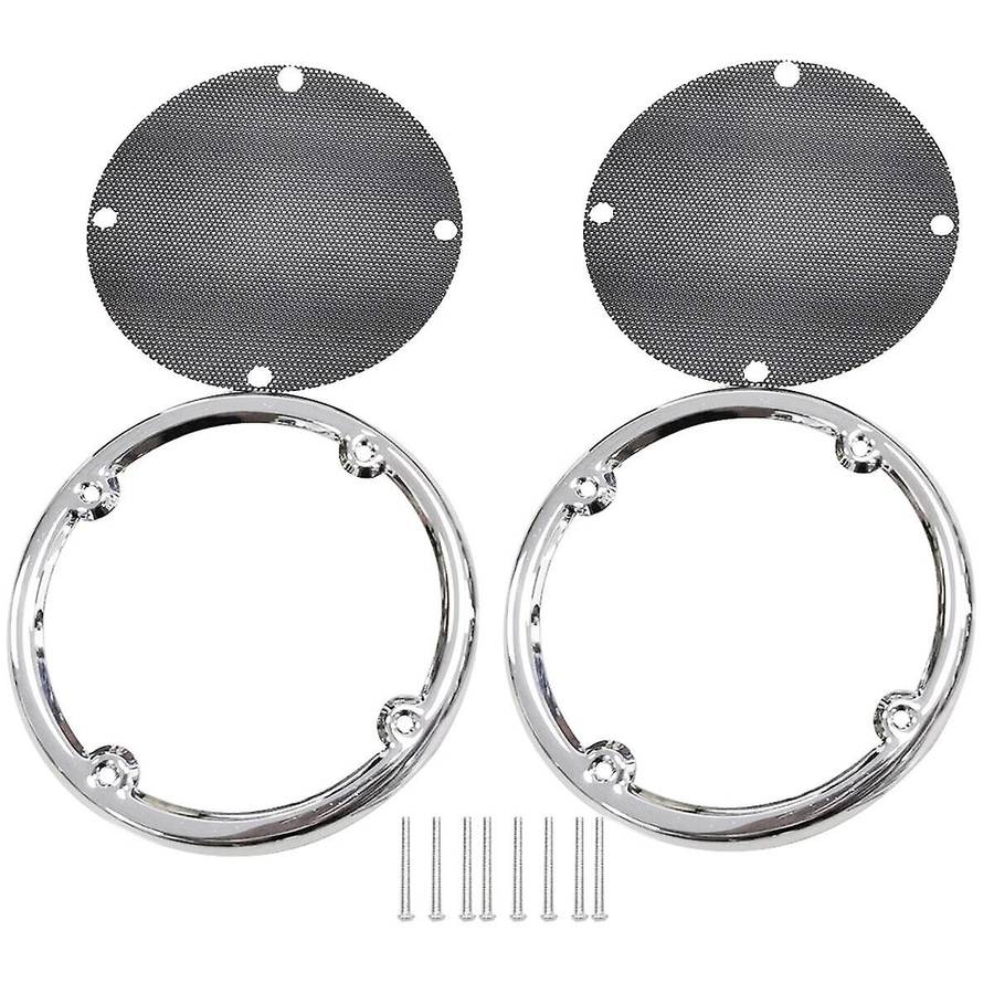 Rear Tour Pak Speaker Grills Cover Trim for Glide Ultra Limited Flhtk