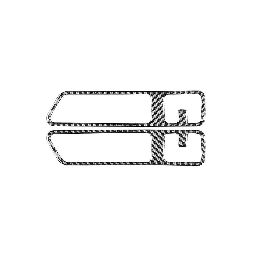 Rear Trunk Hook Panel Cover Trim Frame Sticker Decoration Carbon Fiber for Q5 2018-2023 Interior Ac