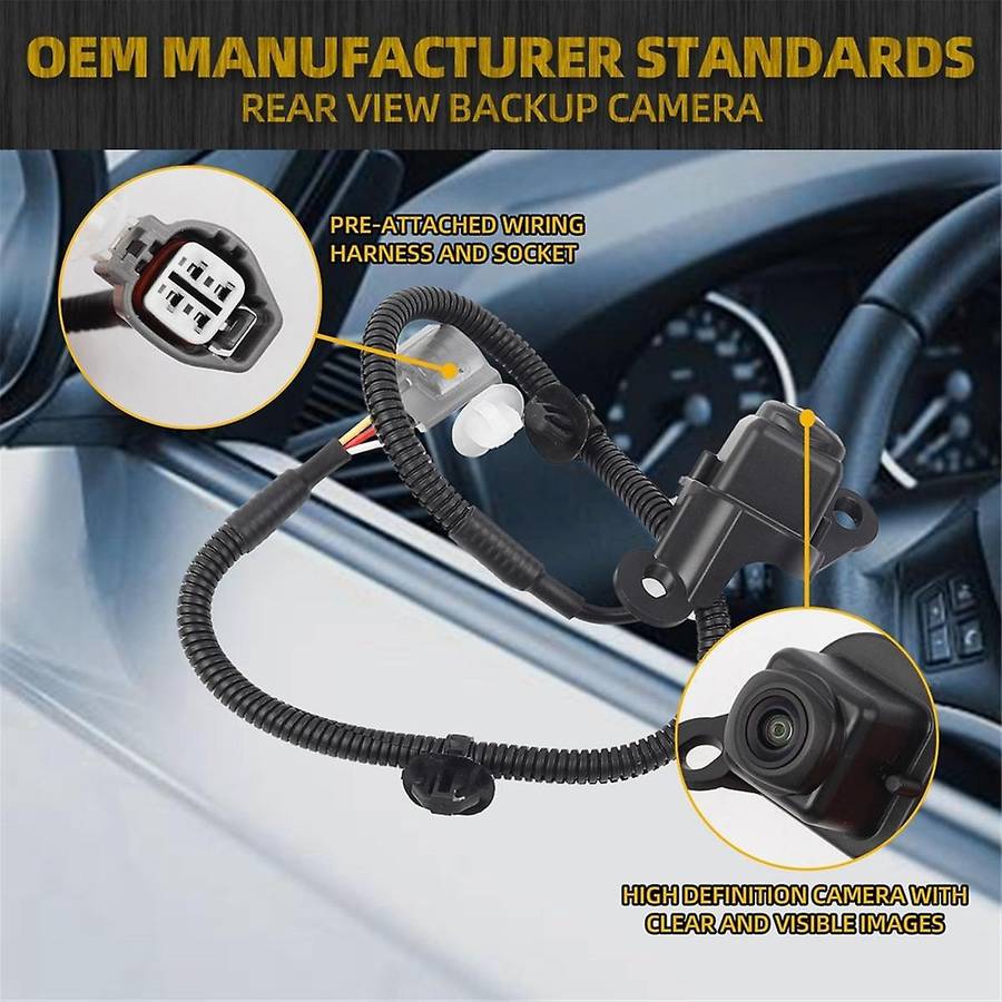 Rear View Backup Camera for 2007-2013 Parking Assist Reversing Camera with Wiring Harness 86790-3403