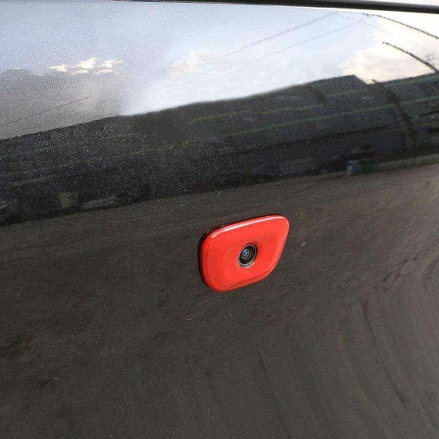 Rear View Camera Reverse Backup Camera Trim Cover Sticker Decals for 2014-2016 Charger 2015-2019