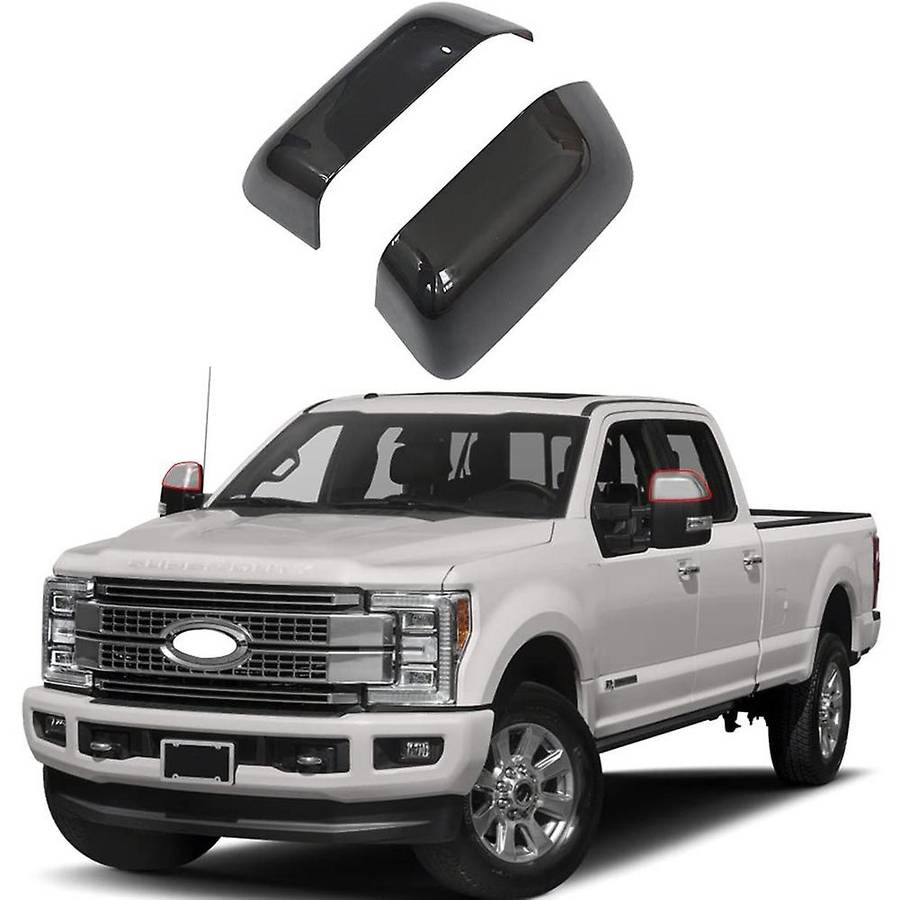 Rear View Mirror Cover Decoration, Handle Cover,Door Handle Glove with Key Hole for F250 F350 F450 F