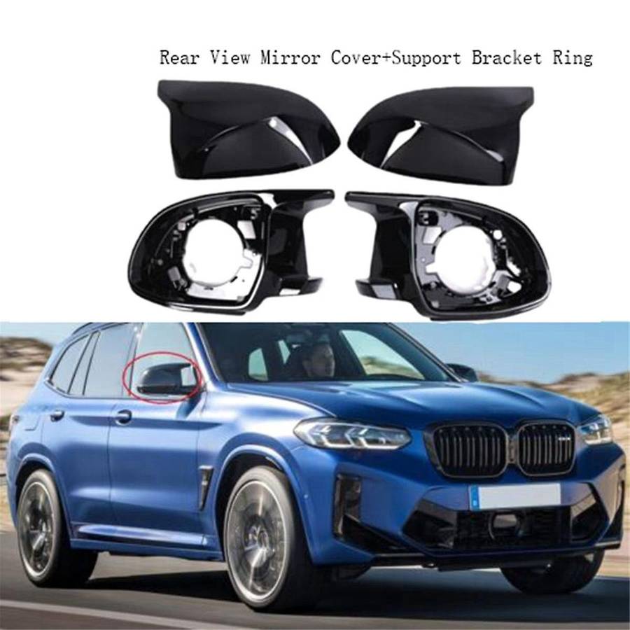 Rear View Mirror Cover+Support Bracket Ring for X3 X4 X5 X6 X7 X3(G01)X3M( F97) 2018-2023 511680973