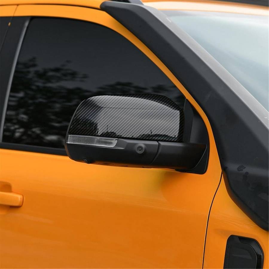 Rearview Mirror Cover Trim for 2023 2024 Side Door Mirror Cover Trim Accessories ,Carbon Fiber