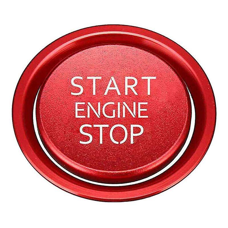 Red Keyless Engine Push Start Button Cover for A4 A5 Q5 S4