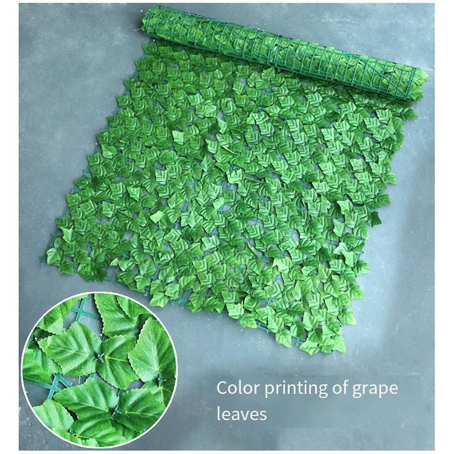 Red Maple Simulated Fence Net Green Plant Decoration Artificial Leaves Indoor and Outdoor Garden Bal