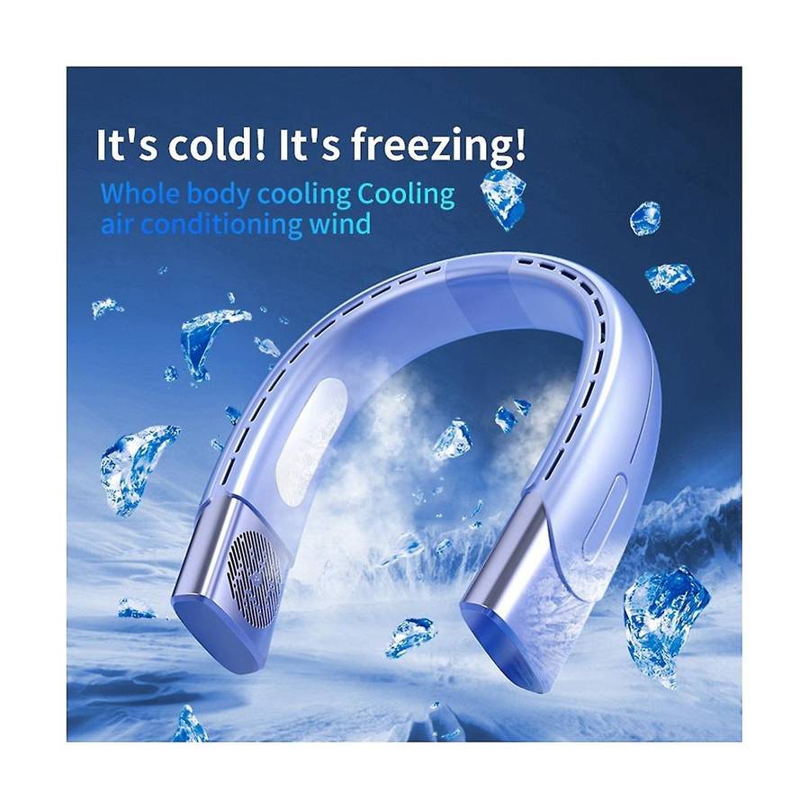 Refrigeration Leafless Hanging Neck Fan Usb Portable Hanging Neck Fan Lazy Hanging Neck Small Fan