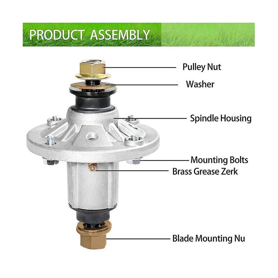 Replaces 285-851 Spindle Assembly GY20962 GY21098 GY20454 42In 48In Deck for D100-D160,LA100-LA165