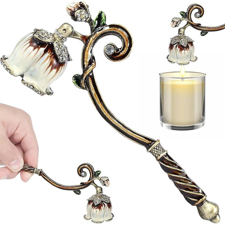 Retro Candle Extinguisher, Scented Candle Tools, , Enamel Colored Candle Cover