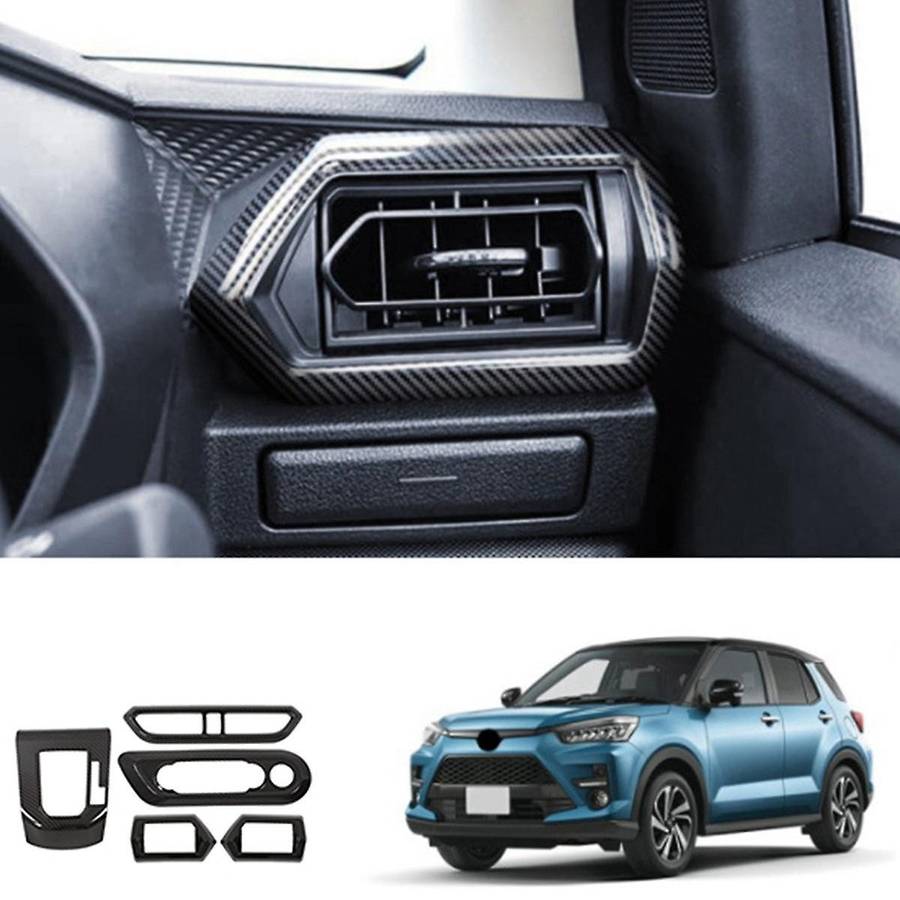 Rhd for Raize 2022-2023 Central Control Gear Panel Trim Air A/c Button Frame Air Outlet Decor Cover