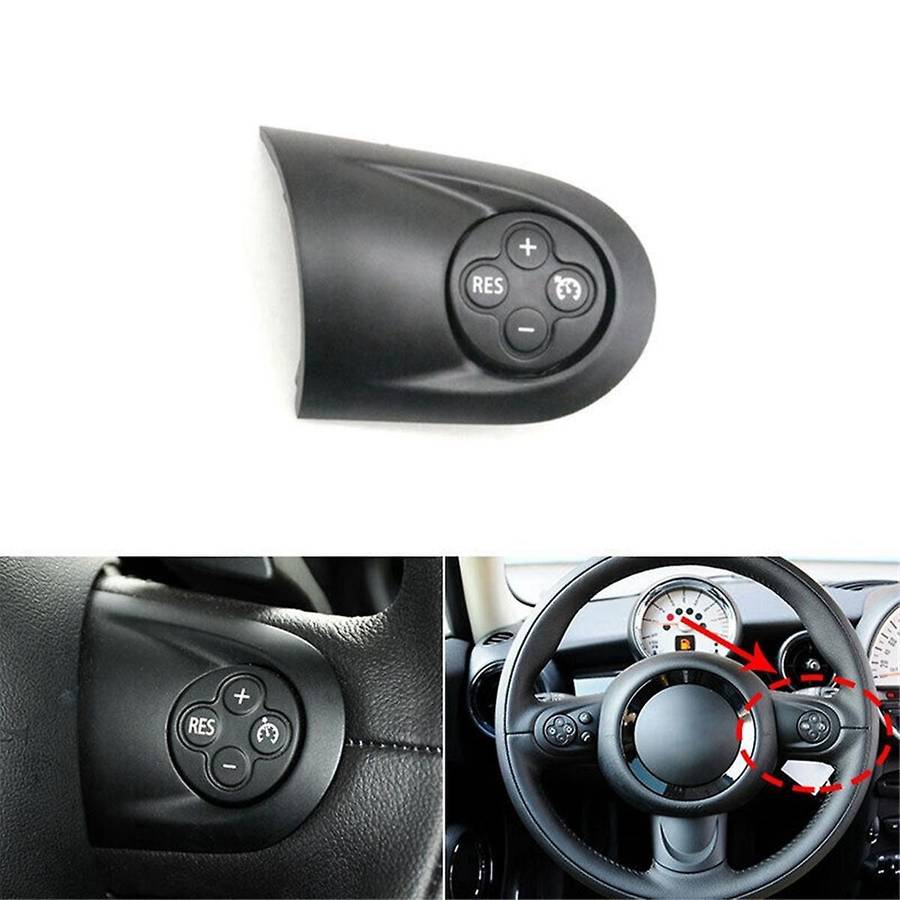 Right Car Multifunction Volume Steering Wheel Switch Button Cover for R55 R55 R57 R57 R58 R59 R59 R6