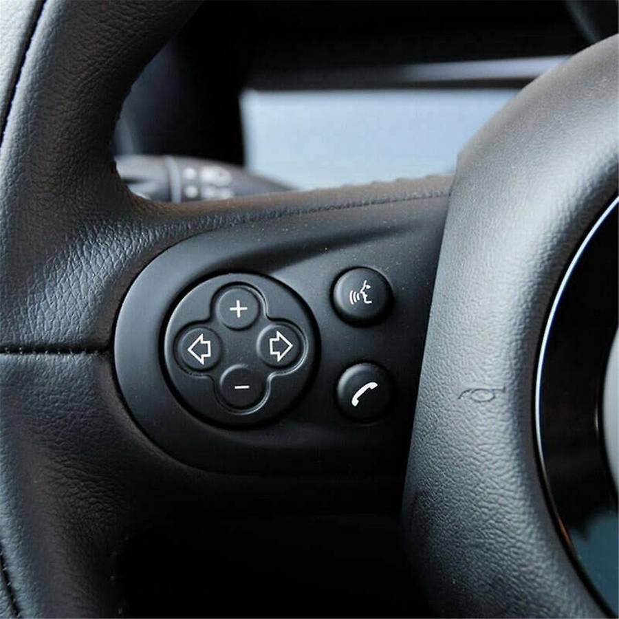 Right Car Multifunction Volume Steering Wheel Switch Button Cover for R55 R55 R57 R57 R58 R59 R59 R6