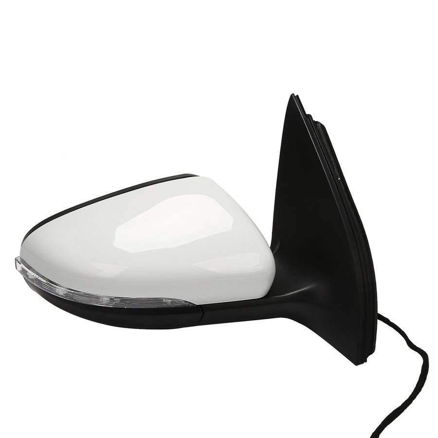 Right Side Door Rear View Mirror Assembly RH 6 Wires for Golf MK6 2009-2012 with Electric Adjustment
