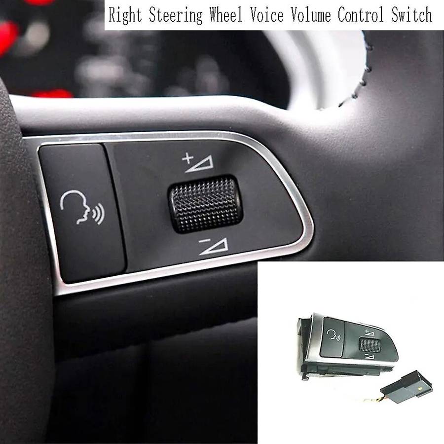 Right Steering Wheel Voice Volume Control Switch MFSW Control Switch for Q5 A3 A4 A5 A8L A7 A6 LHD