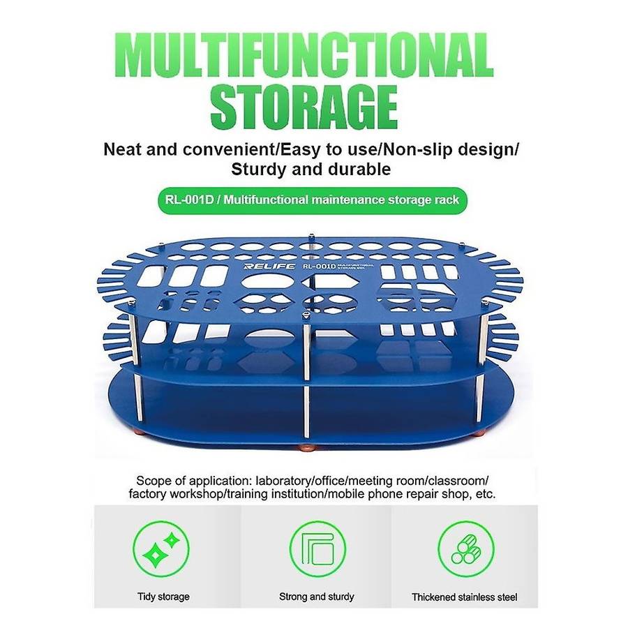 RL-001D Stainless Steel Non- Large Capacity Rounded Edges Neat Convenient Strong Durable Multifuncti