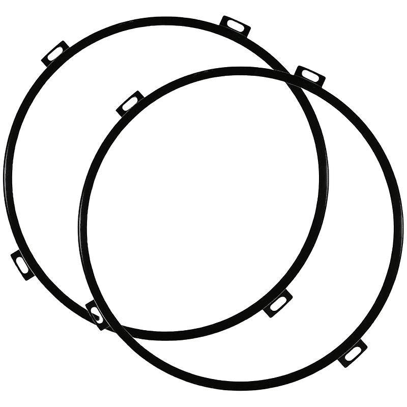 Round Headlight Mounting Bracket Ring for JK 2007-2018(Pack of 2)