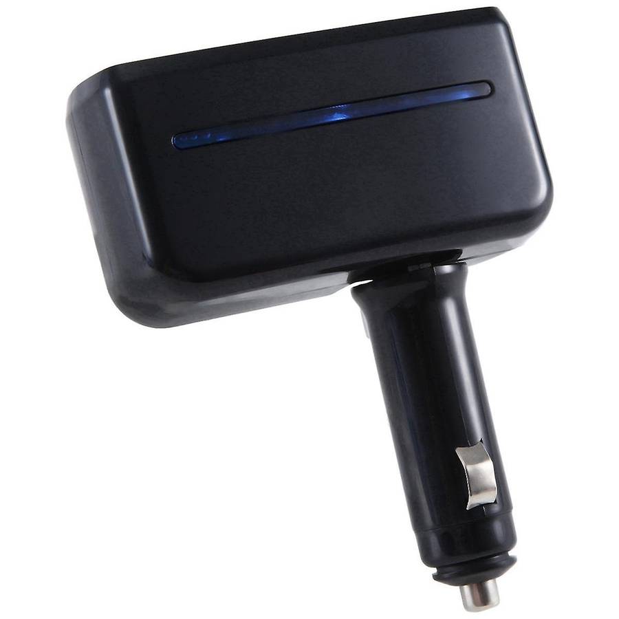 SD-1918 Lighter One Point Two Points Appliance Dual USB Car Charger Multifunctional Car Charger,Blac