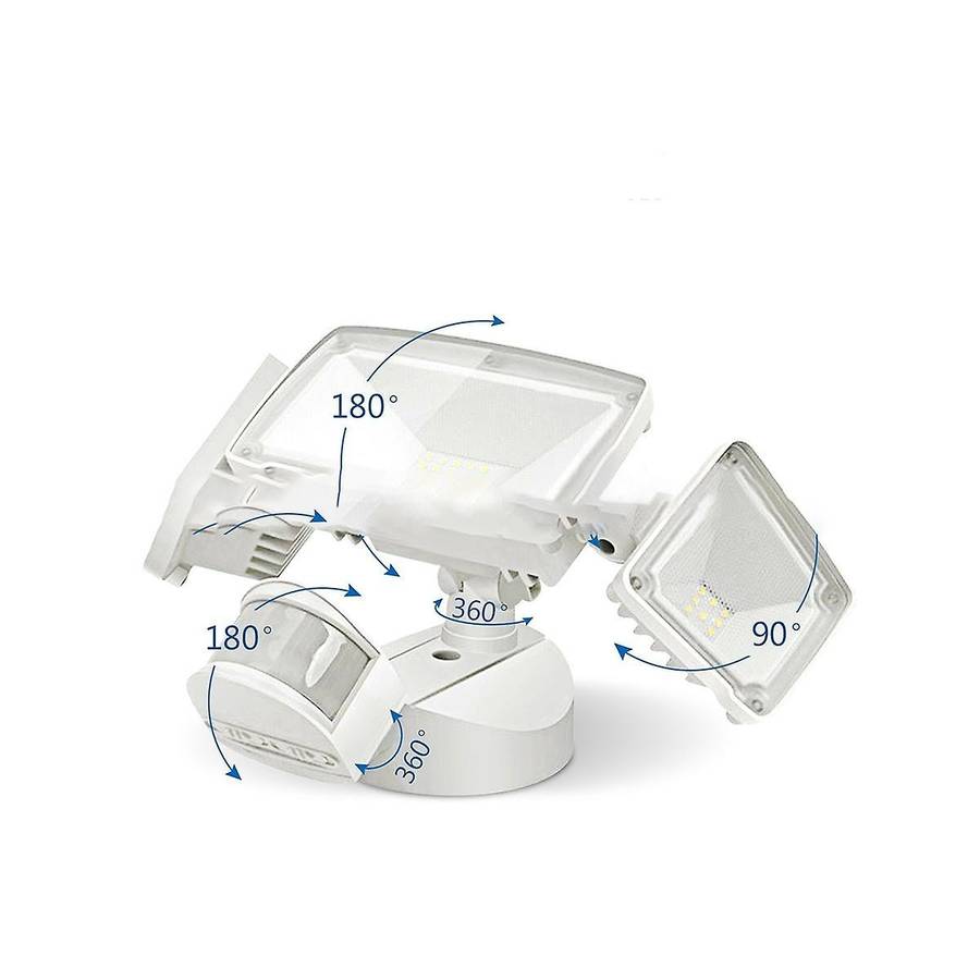 Security Light, Adjustable Motion Detection Flood Light Ip65 Waterproof, Outdoor Motion Sensor Ligh