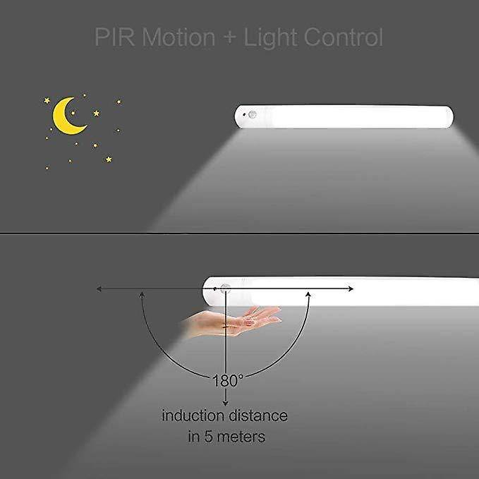 Sensor Light Kitchen Under Cabinet Lighting Wireless Portable Stick-On 25 LED Bulbs Closet Light Mag