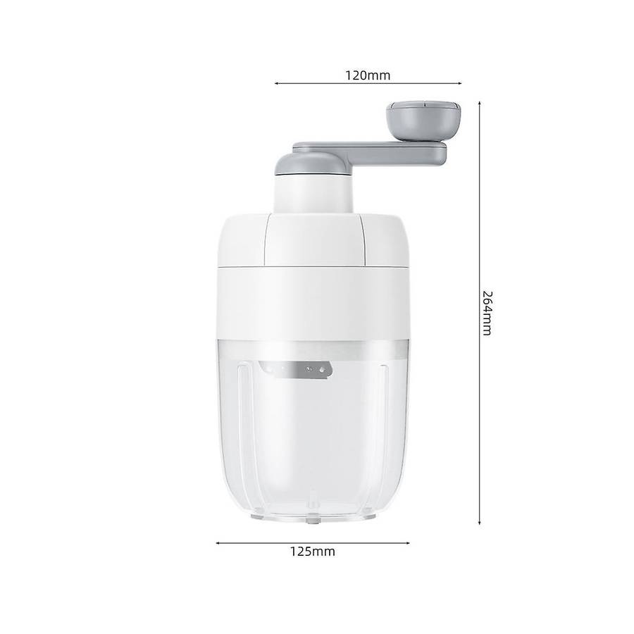 Shaved Ice Machine Home Small Manual Ice Crusher Hand-shake Ice and Hail Ice Ice Breaker to Make Sa