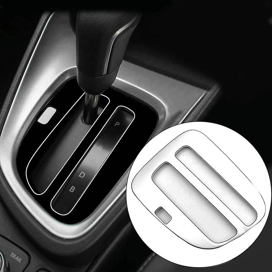 Shiny black ABS Car Central Gear Shift Knob Panel Frame Cover Trim for YARIS / YARIS 2020 2021 RHD