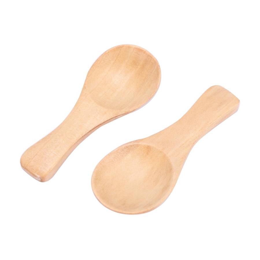 Short Handle 10 Packets of Small Wooden Spoon Compatible Jars of Jam