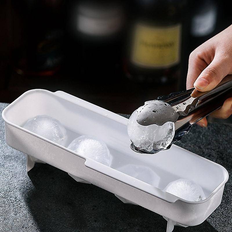 Silicone Ice Square Maker Ice Tray Halloween Candy Cake Pudding Round Shape Ice Square Trays ,4 Gri