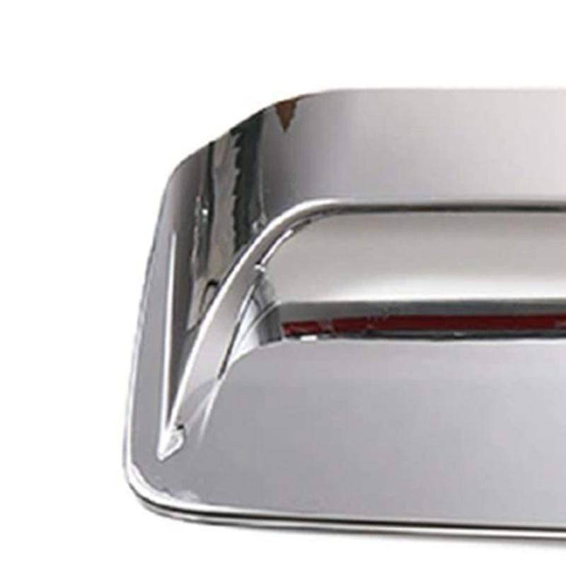 Silver Auto Engine Air Flow Intake Hood Scoop Vent Cover Trim Decoration for 2012-2015