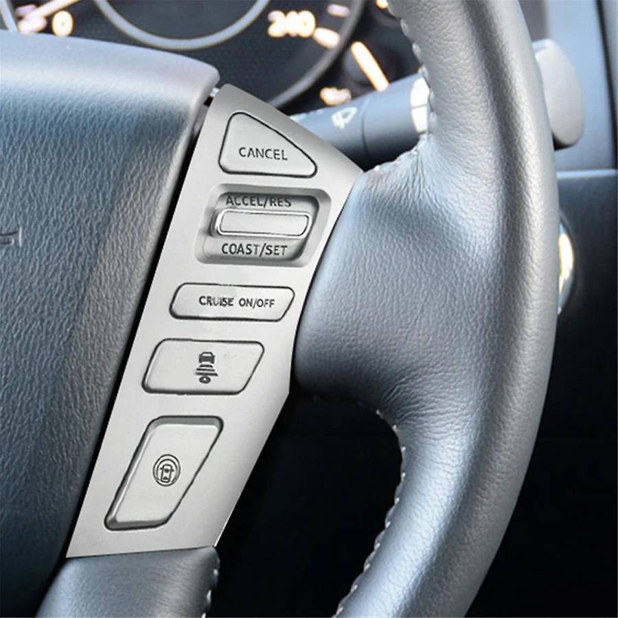Silver Multifunction Steering Wheel Switch Telephone Volume Bluetooth Cruise Control Button for Patr