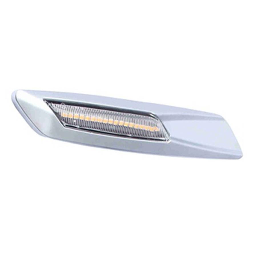 Silver Plating Car Dynamic LED Side Marker Light Turn Signal Light for 5 Series F10 Sedan Pre- 2011-