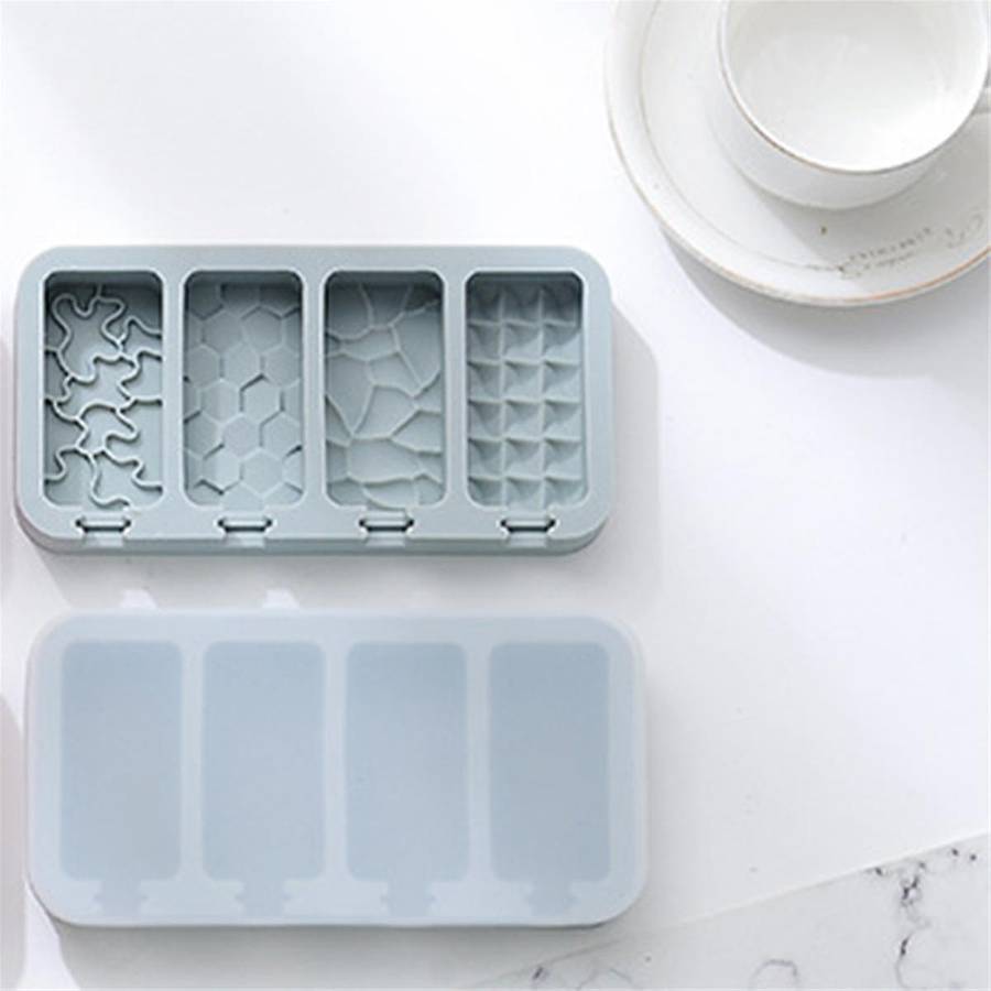 Simple Covered Ice Cream Mold Homemade Cheese Stick Ice Cream Bar Silicone Mold Chocolate Mold